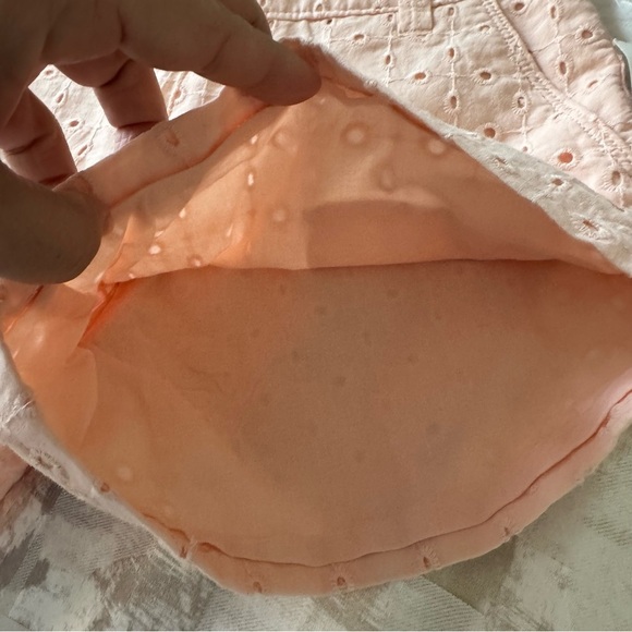 Old Navy girls pink eyelet flat front chino mini shorts size 10 NWT - Picture 7 of 10